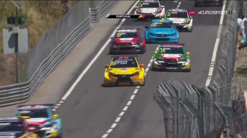 Wtcc 2016 этап 7 португалия первая гонка