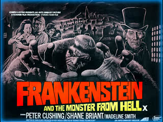 Frankenstein and the monster from hell (1974) 1080p peter cushing, shane briant, madeline smith