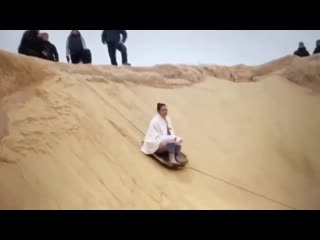 Behind the scenes of the rise of skywalker part 4 (daisy with a sled on tatooine