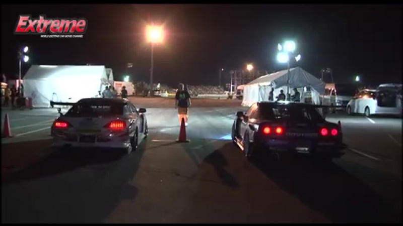 炎上ドリフト drift machine destruction by fire