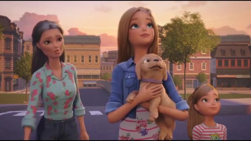 Барби и щенки! хороший мультик про барби