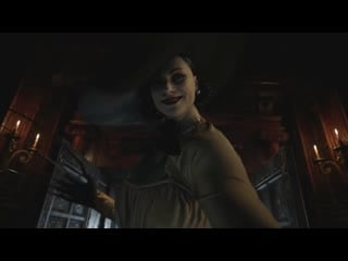 Resident evil 8 village lady dumitrescu высокая леди димитреску в шляпе прикол фильм "мужчина по вызову"