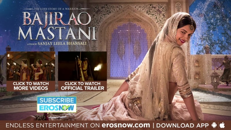 Mohe rang do laal official video song bajirao mastani ranveer singh, deepika padukone