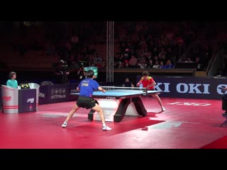 Wang chuqin i lin gaoyuan swedish open 2019 men`s final