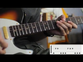 How to play can't stop main riff red hot chili peppers lesson with tab