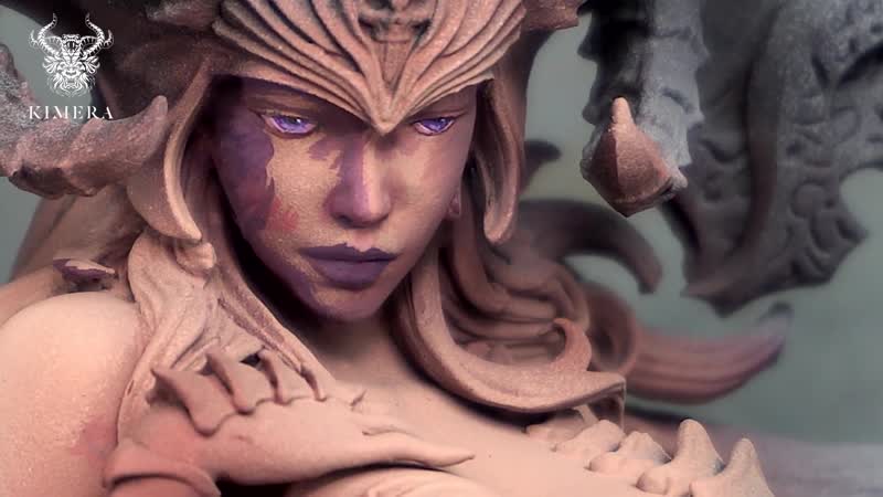 Sharysal (kimera models) 03 sketching shadows and light on face