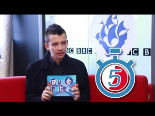 Asa butterfield meet me in a minute blue peter cbbc