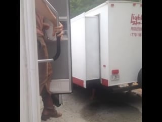 #fbf scaring miles aka peter on the #insurgent set!!! march 20th we're almost at opening night! #caleb