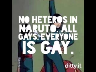 No heteros in naruto