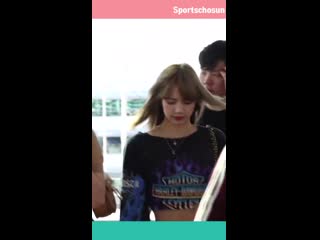190611 lisa @ incheon airport (korea) to tullamarine airport (melbourne, australia)