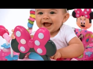 Smyths toys disney baby minnie mouse peekaboo activity baby jumper