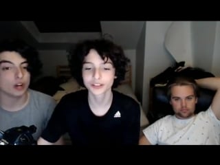 Finn wolfhard responds to questions about improvised lines in it