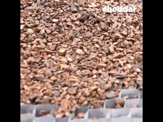 Groundgrid's honeycomb design stabilzes gravel used in walkways and driveways