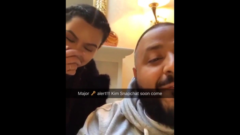 Djkhaled “salute my sis @kimkardashian bless up ! #wethebest”