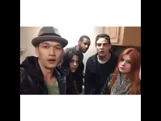 Video the shadowhunters cast wishes a happy birthday to matt via @matthewdaddario mp4