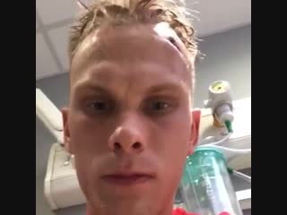 Graphic content alert! young keeper pontus dahlberg suffered this head injury in training