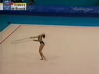 Alina kabaeva cuerda final all round ( sydney 2000)