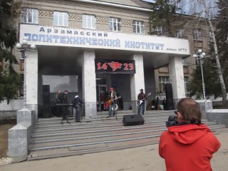 Лукавый вырий в арзамасе 27 апреля 2013 года на открытие байк сезона