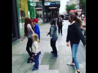 ║• instagram [@teresapalmer] this happened even better that it was in rundle mall #flossing #thefamilythatdancestogether than