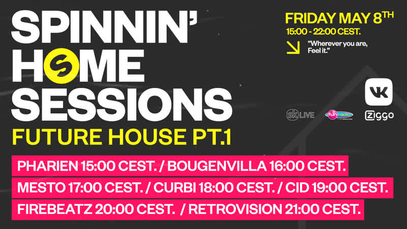 Spinnin’ home sessions | future house pt 1 edition | вечеринки #лучшедома