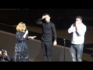 Adele invites irish fans onstage to perform