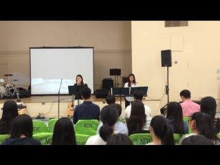 [predebut] bae sungyeon & christina lee offering song