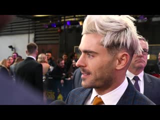 Zac efron on being ted bundy in extremely wicked, shockingly evil and vile at premiere