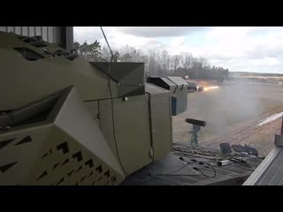 Rheinmetall 30mm lance turret live fire