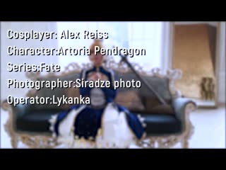 Fate artoria pendragon cosplay alex reiss backstage