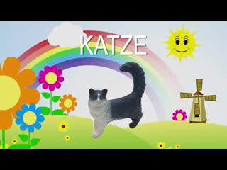 Viele schleichtiere mit ihren tiernamen und tiergeräuschen lernen für porn