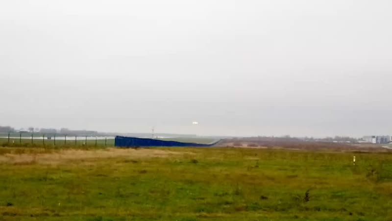 Аэропорт орша принял свой первый самолет