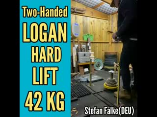 Stefan falke(deu) "logan lift" 42 kg(th)