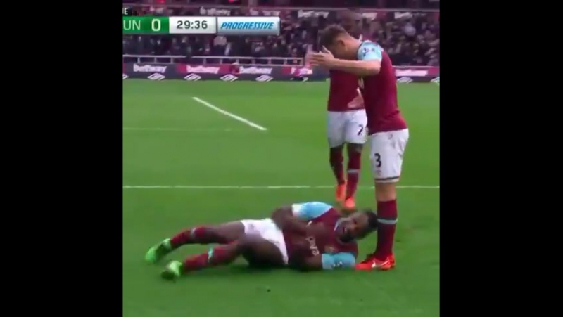 Michail antonio celebration whufc