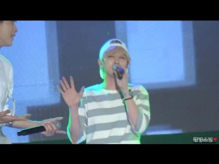 [fancam][150917] b1a4 solo day (sandeul focus) @ damyang world bamboo fair opening ceremony