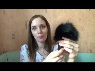 Большая анальная пробка с хвостом