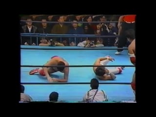 Toshiaki kawada/tsuyoshi kikuchi vs akira taue/yoshinari ogawa [jip]