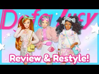 [barbination] defa lucy dolls the test run! review, unboxing & restyle! (+mtm matches & hair guide)