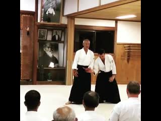 Инагаки сэнсэй, 8 дан айкидо, ибараки шибу додзё, тай но хенко
