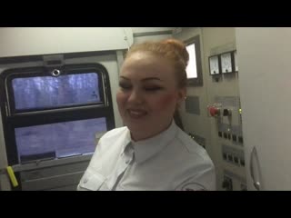 3 russian train stewardesses