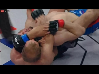 Pavlo kusch def abubakar nurmagomedov by submission (rnc) in round 2