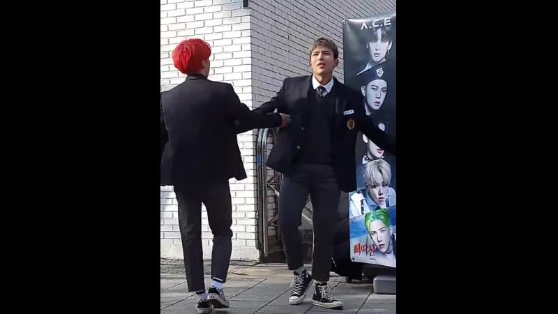 @wowkwan ace look at byeongkwannie stopping sehyoon from hitting the stand uwu