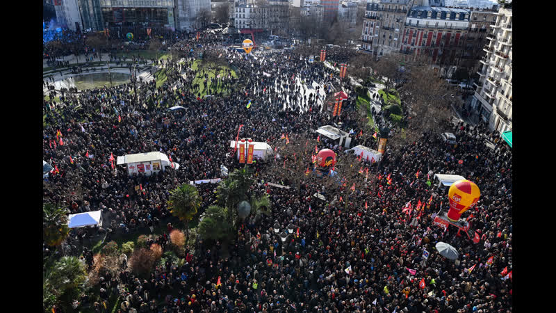 Live generalstreik in frankreich – proteste in paris gegen macrons rentenreform