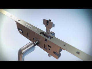 Maco c ts combined lever door lock animation