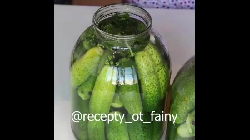 Маринуем огурцы