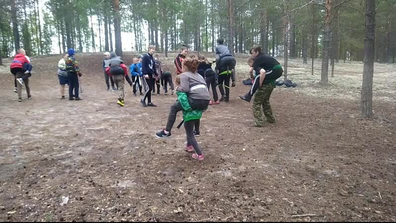 Тренироа в летнем учебно тренировочном лагере «бусидо»