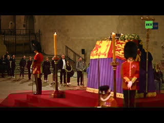 Live london – aufbahrung von königin elisabeth ii in westminster hall