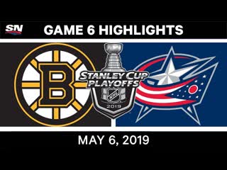 Nhl highlights bruins vs blue jackets, game 6 – may 6, 2019