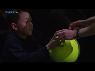 Andrey rublev makes this little boy's day