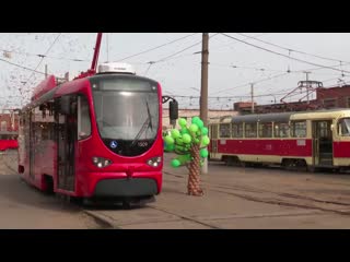 🚊в ижевске запустили трамвай с откидным пандусом