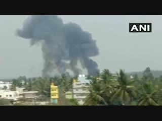 Watch two aircraft of the surya kiran aerobatics team crash at the yelahanka airbase in be